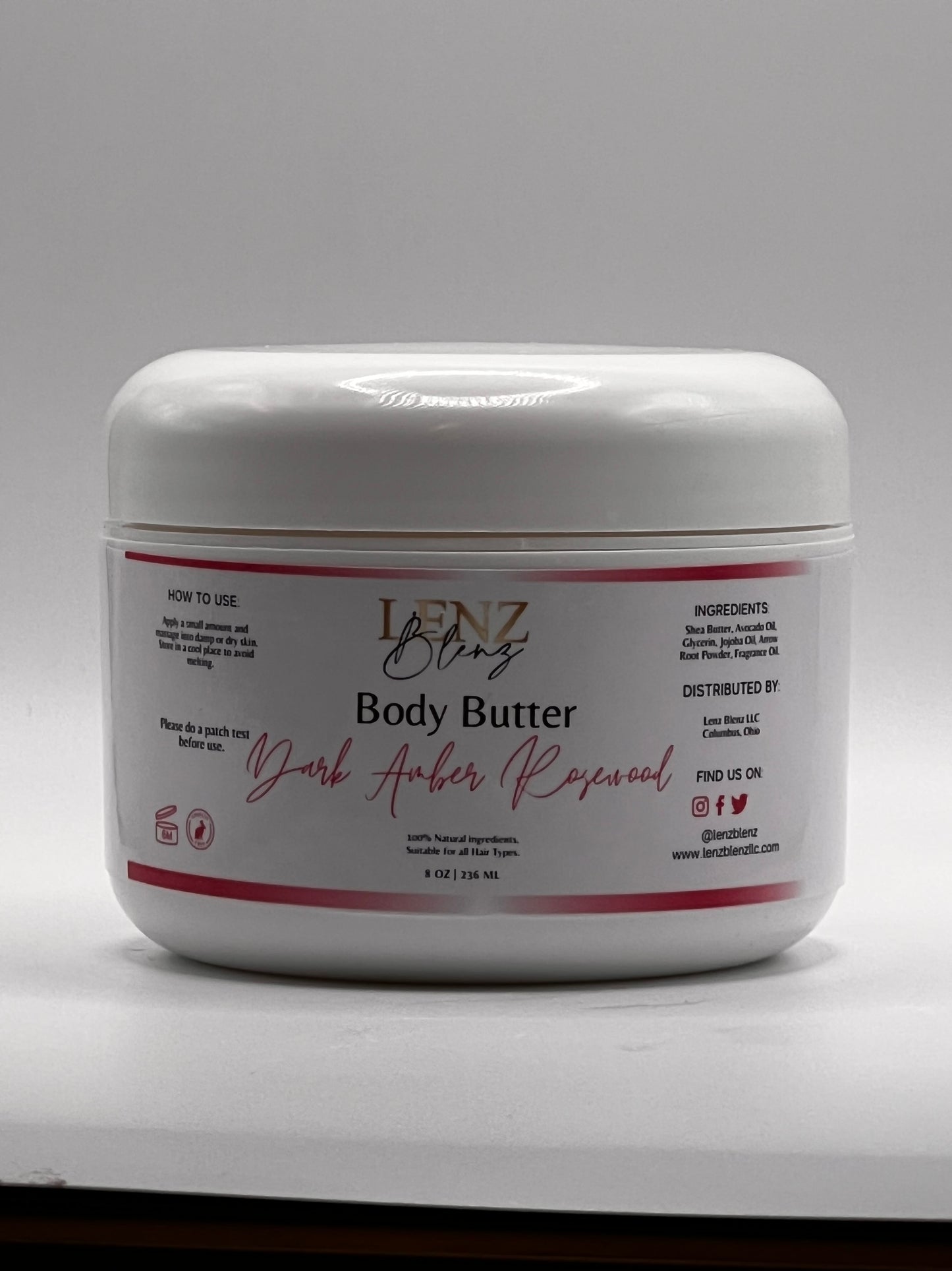 Dark Amber Rosewood (Men) Body Butter