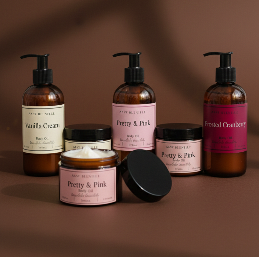 3 Body Butters+ 3 Body Oils